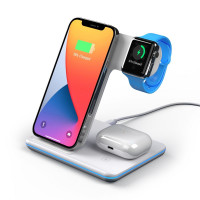 Зарядная станция 3 в 1 Charging Stand Neo: iPhone, Apple Watch, Airpods, 20 Вт, белая Зарядная станция 3 в 1 Charging Stand Neo: iPhone, Apple Watch, Airpods, 20 Вт, белая